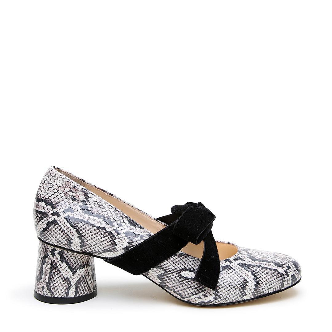 Python Ballet Pump + Velvet Marie Strap
