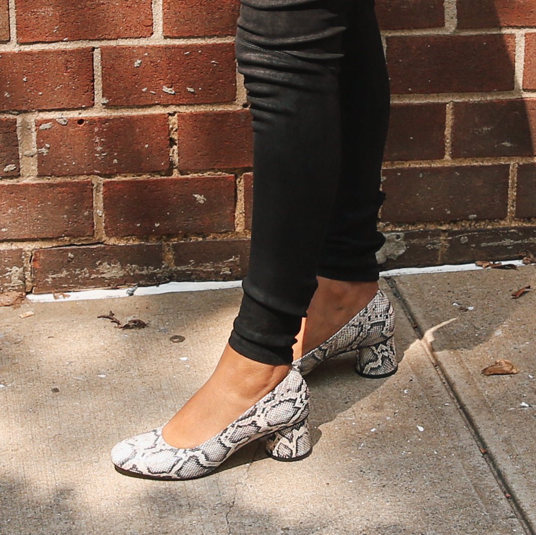 Python Ballet Pump + Twiggy Strap