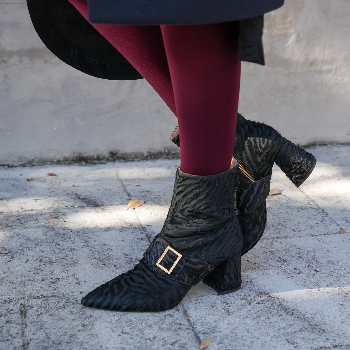 Hairy Zebra Boot + Grace Strap Customized Boots | Alterre Sustainable Boots - Ethical, Interchangeable Footwear