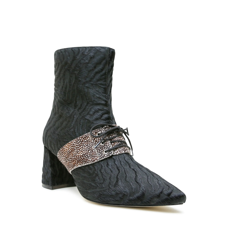 Hairy Zebra Boot + Doe Tilda Strap | Alterre Interchangeable Boots - Customizable 2-in-1 Shoes