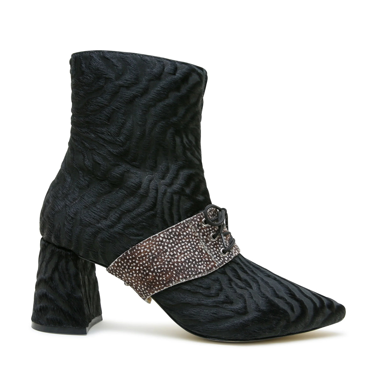 Shop Hairy Zebra Boot + Doe Tilda Strap | Alterre Interchangeable Boots - Sustainable & Ethical Footwear