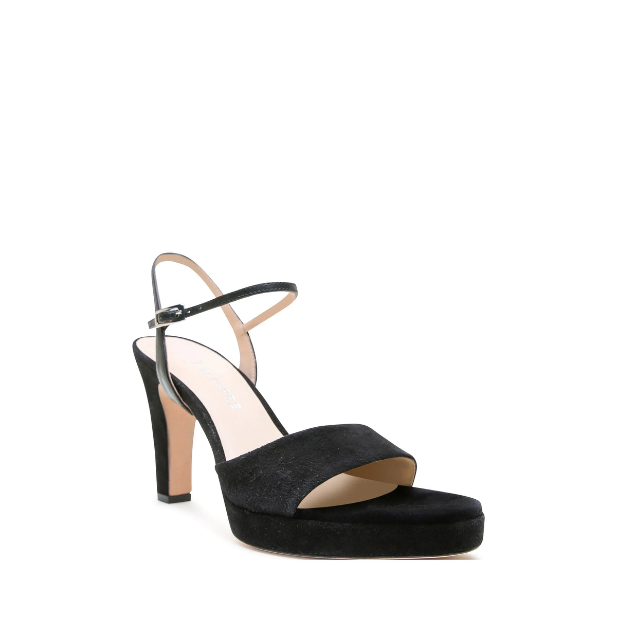 Black Suede Platform + Black AmalStrap | Alterre Interchangeable Heels - Customizable 2-in-1 Shoes