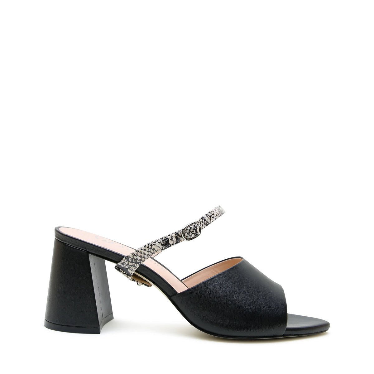 Shop Black Point Sandal + Twiggy Strap | Alterre Interchangeable Heels - Sustainable & Ethical Footwear