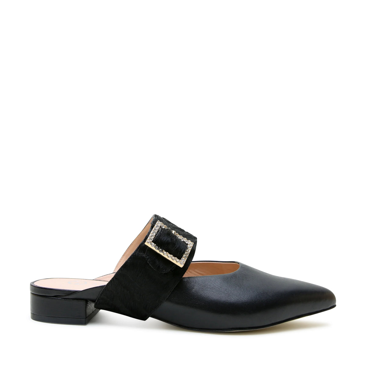 Shop Black Point Slide + Hairy Zebra Grace Strap | Alterre Interchangeable Slides - Sustainable & Ethical Footwear