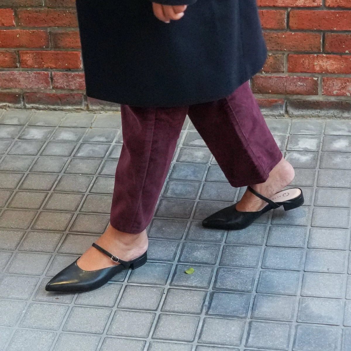 Black Point Slide + Twiggy Strap Customized Slides | Alterre Sustainable Slides - Ethical, Interchangeable Footwear