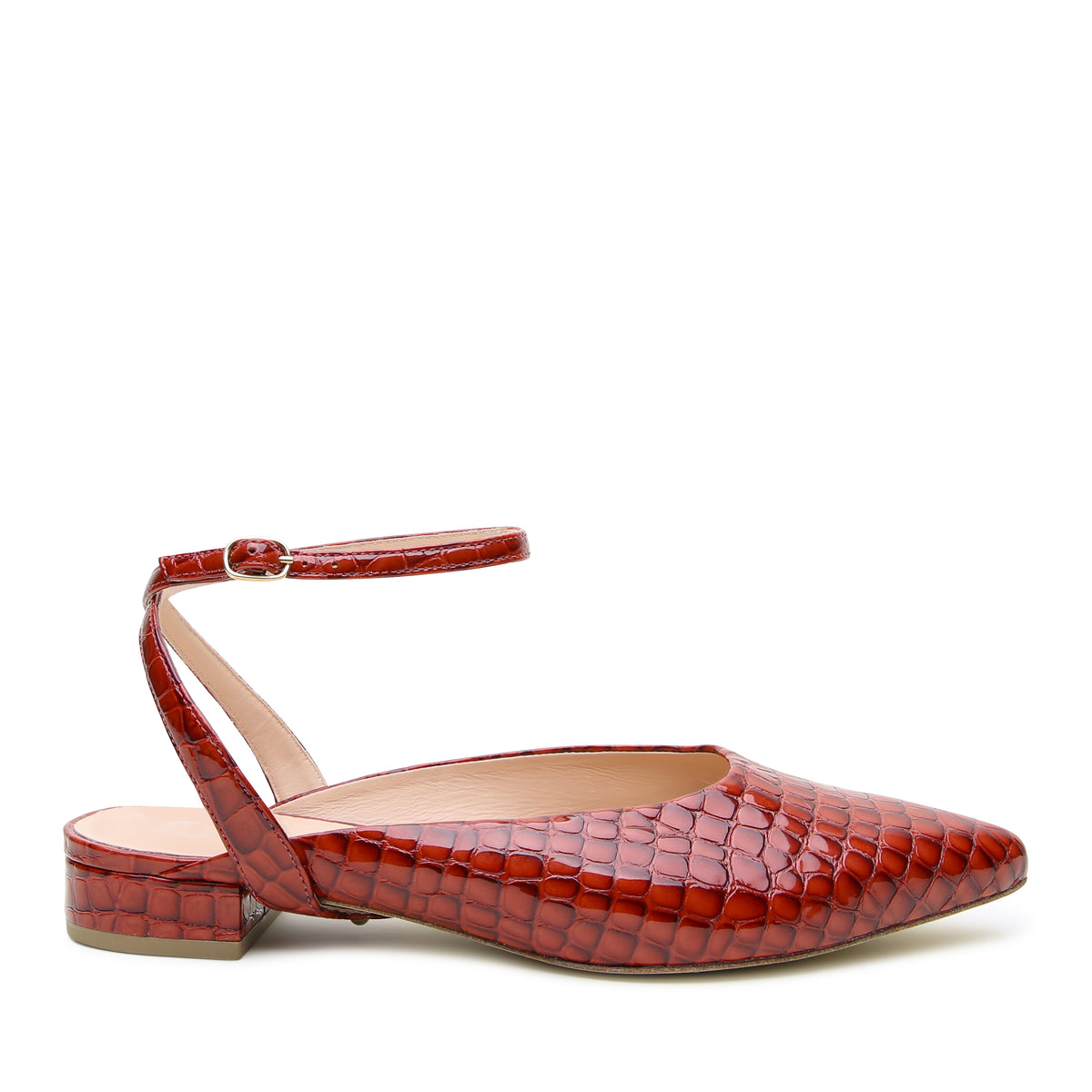 Clay Croc Point Slide + Marilyn Strap