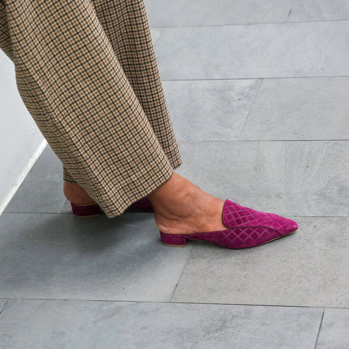 Malbec Puff Pointed Loafer  | Alterre Interchangeable Slides - Customizable 2-in-1 Shoes