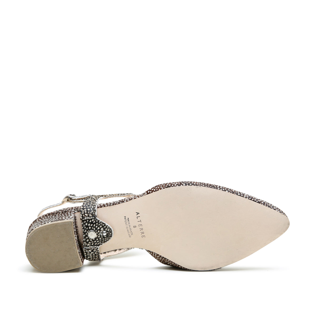 Doe Slide + Elsie Strap by Alterre, designed for mix-and-match styling with genuine leather upper and a cushioned foam insole.