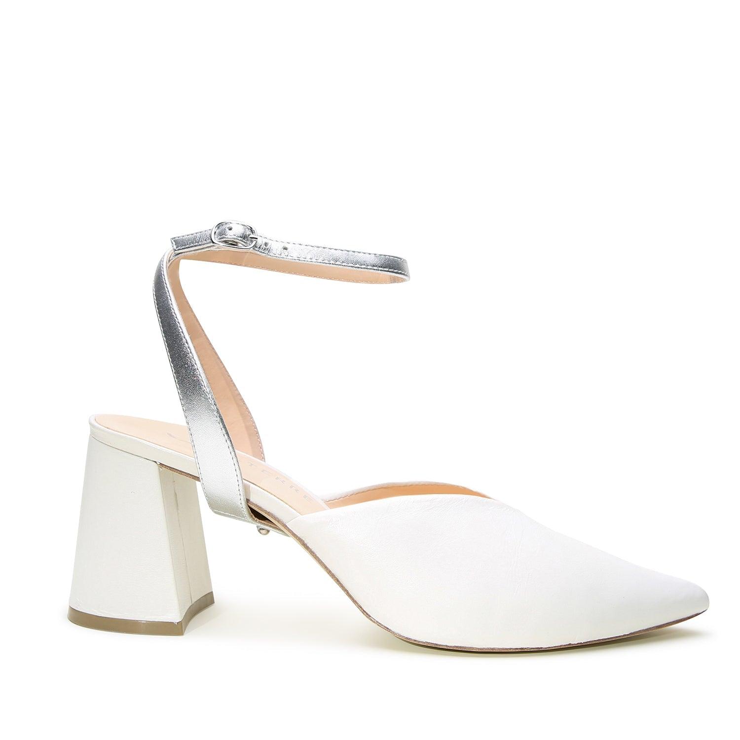 V Mule + Silver Marilyn Strap