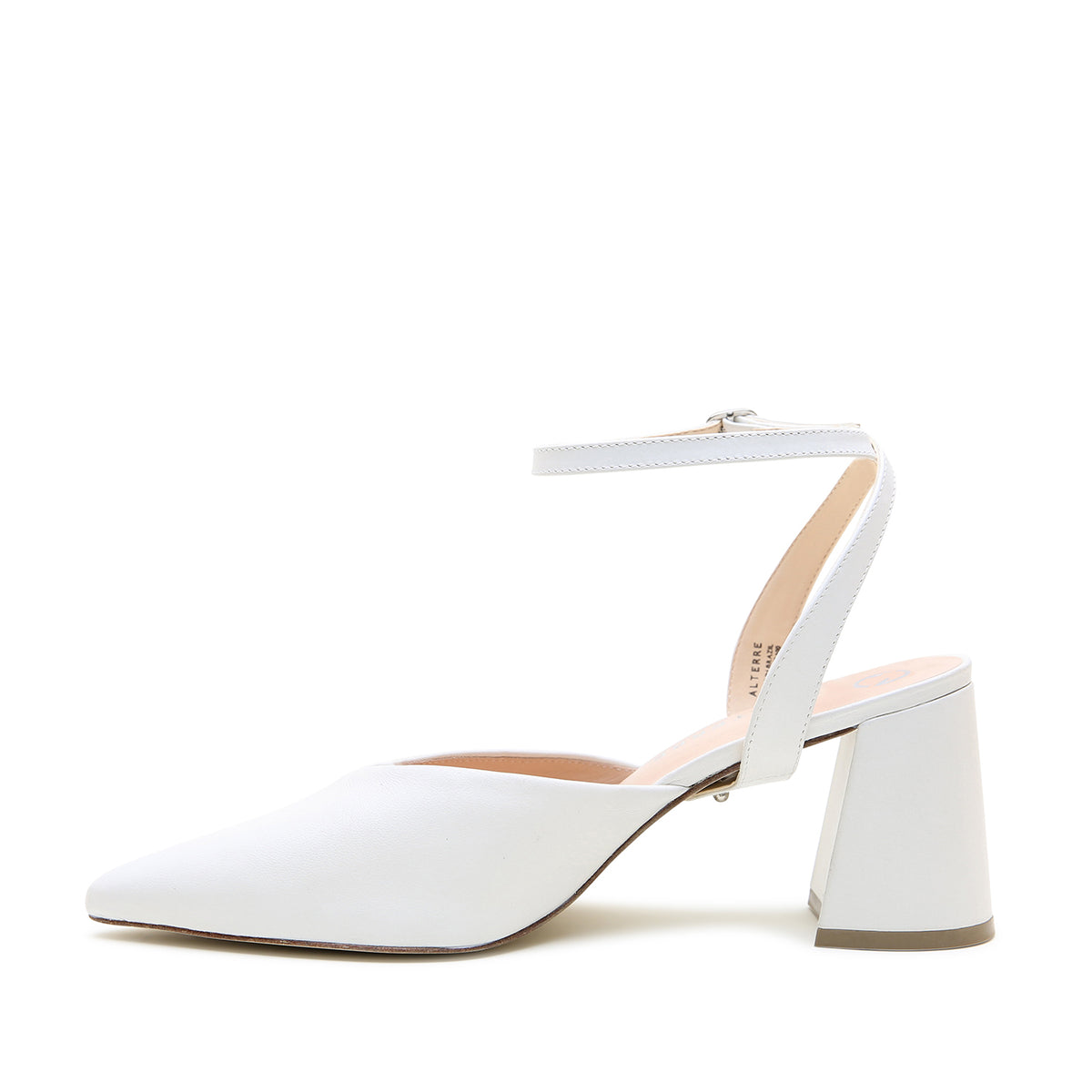 White V Mule + Marilyn Strap