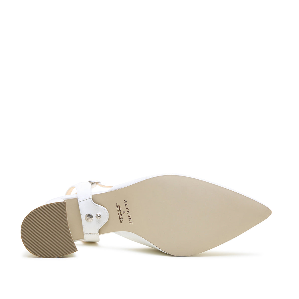 White V Mule + Marilyn Strap