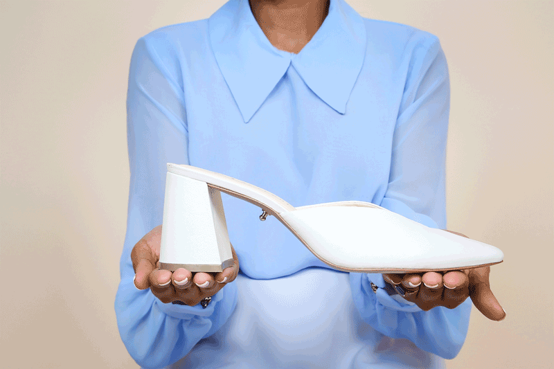 sustainable womens heels with removable straps