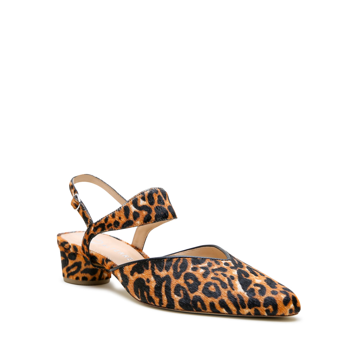 Alterre Jaguar V Slide + Elsie Strap with exotic alternative made with calf leather, 5-inch heel, and an interchangeable design.