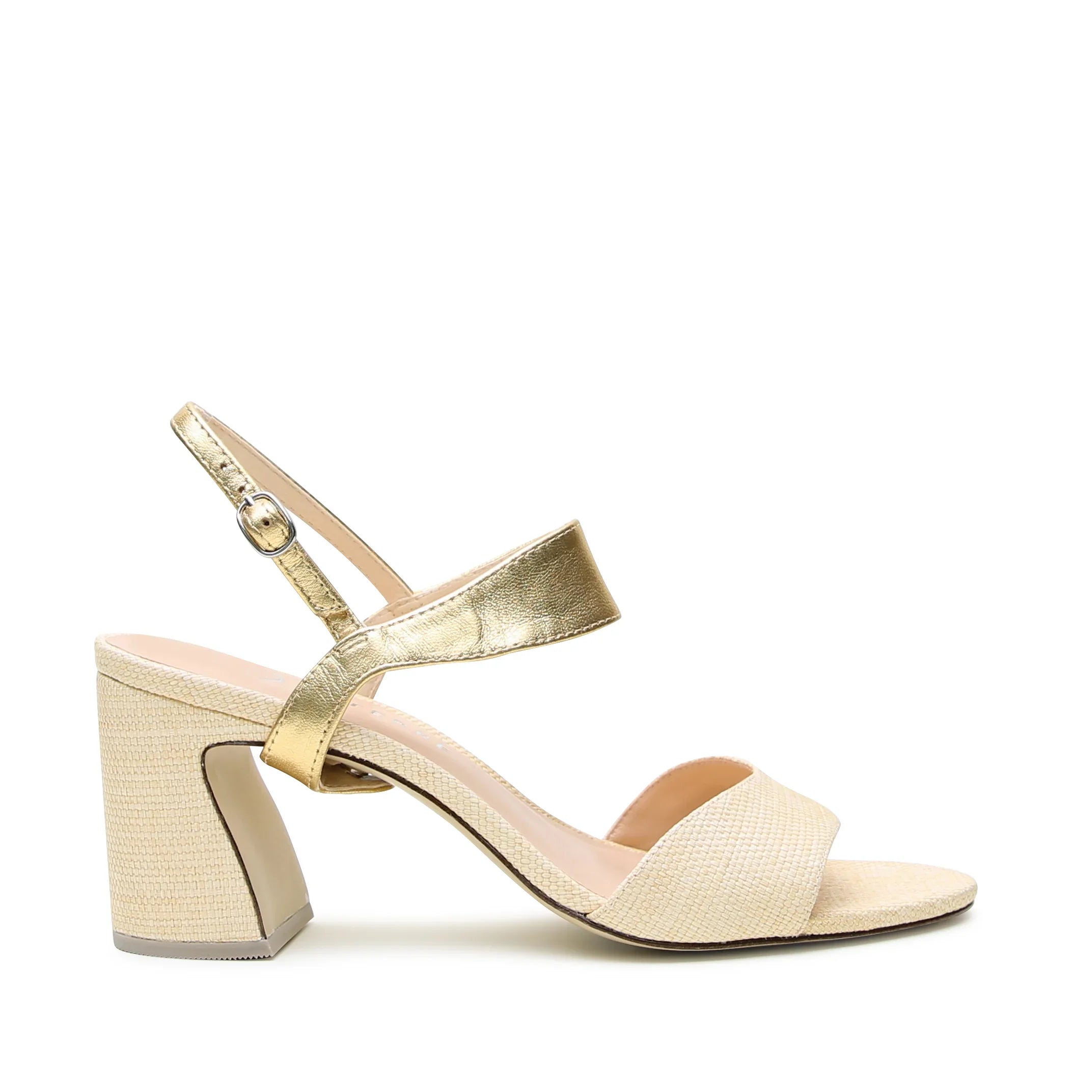 Raffia Wave Sandal + Elsie Strap