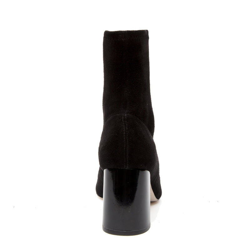 Black Suede Sock Boot Custom Boots | Alterre Make A Shoe - Sustainable Shoes & Ethical Footwear