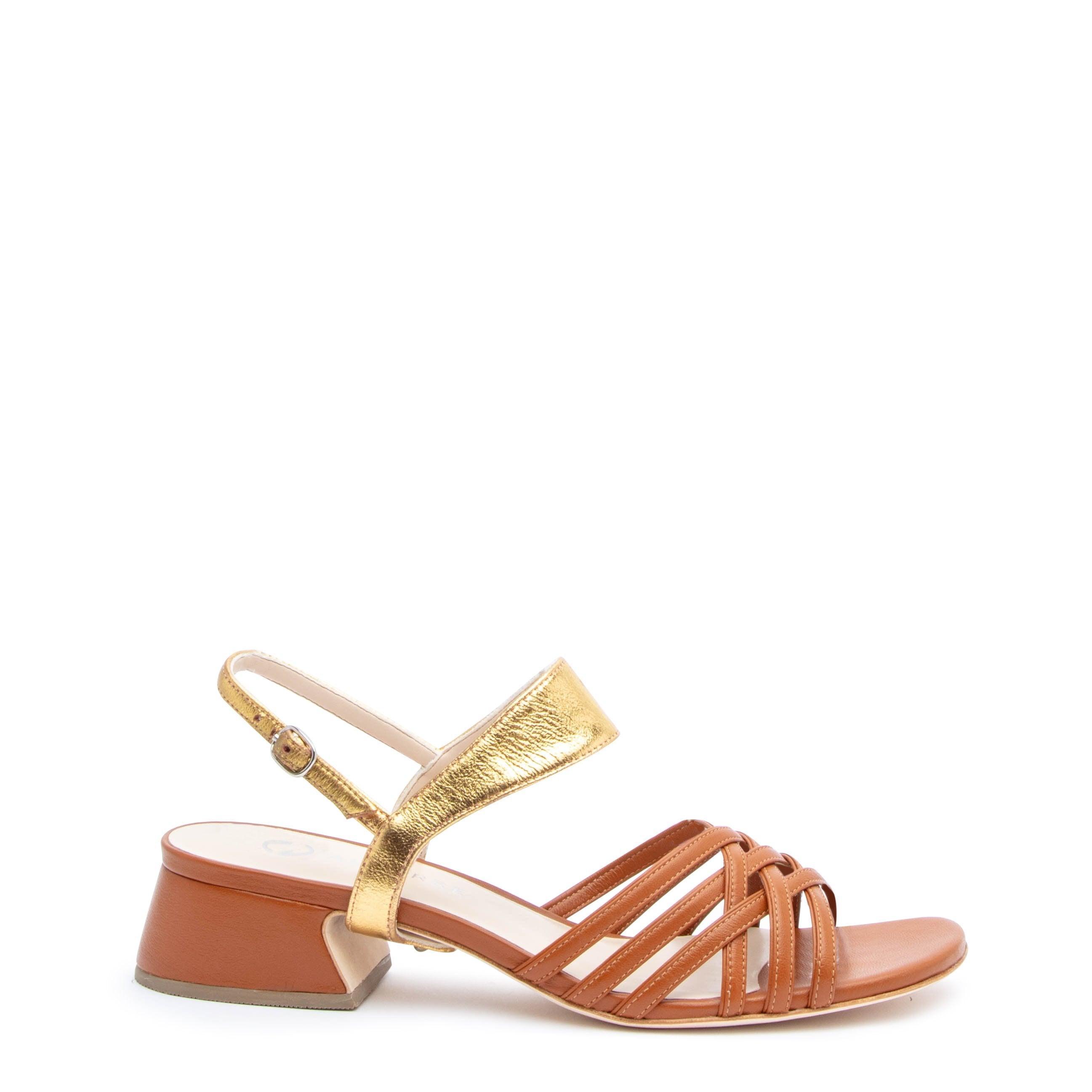 Cognac Bell Sandal + Elsie