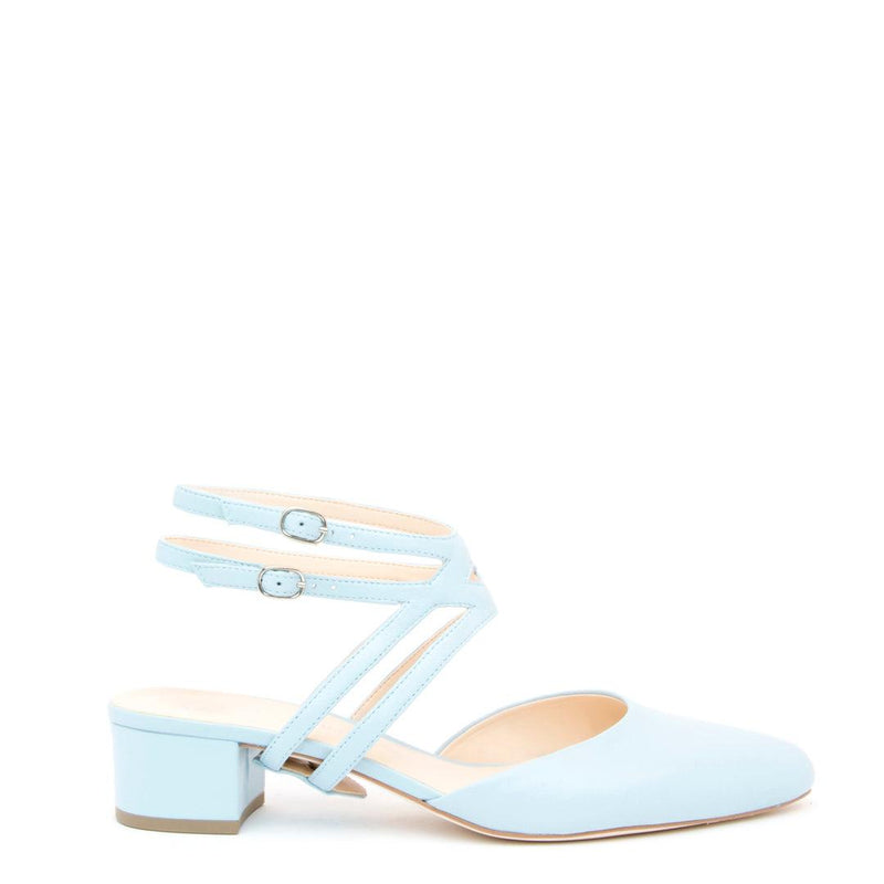 Lozen in Agate Blue Custom Shoe Straps | Alterre Make A Shoe - Sustainable Shoes & Ethical Footwear