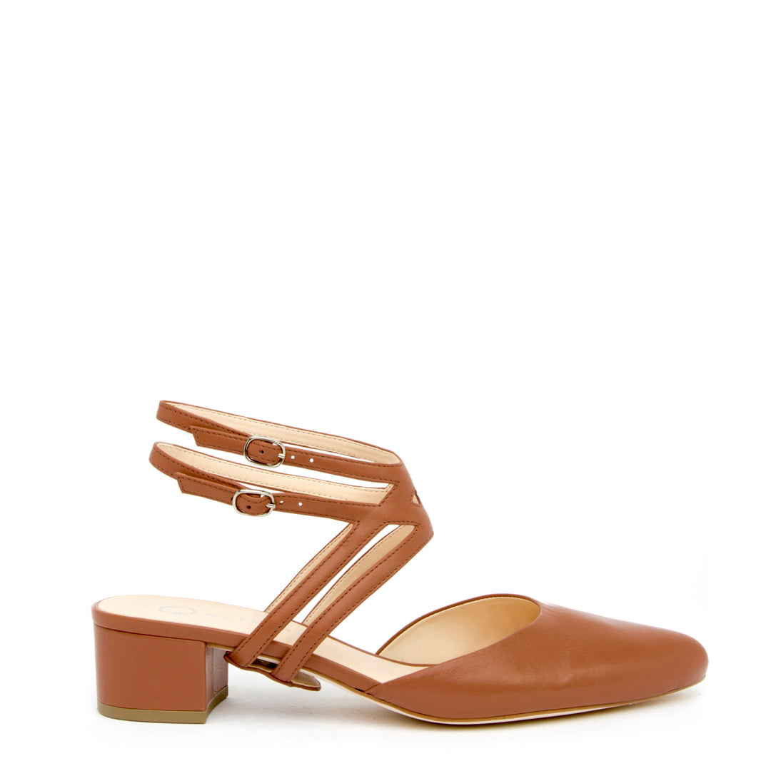 Lozen in Cognac Custom Shoe Straps | Alterre Make A Shoe - Sustainable Shoes & Ethical Footwear