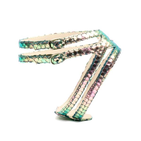 Lozen in Mermaid Customized Shoe Straps | Alterre Interchangeable Shoes - Sustainable Footwear & Ethical Shoes