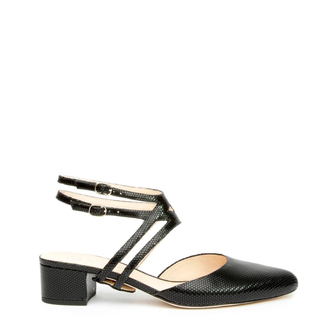 Lozen in Rattlesnake Black Interchangeable Straps for Shoes | Alterre Build Your Own Shoe - Sustainable Shoe Company & Ethical Footwear Brand