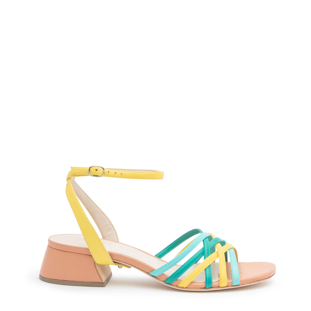 Blush Multi Bell Sandal + Sunshine Marilyn Strap